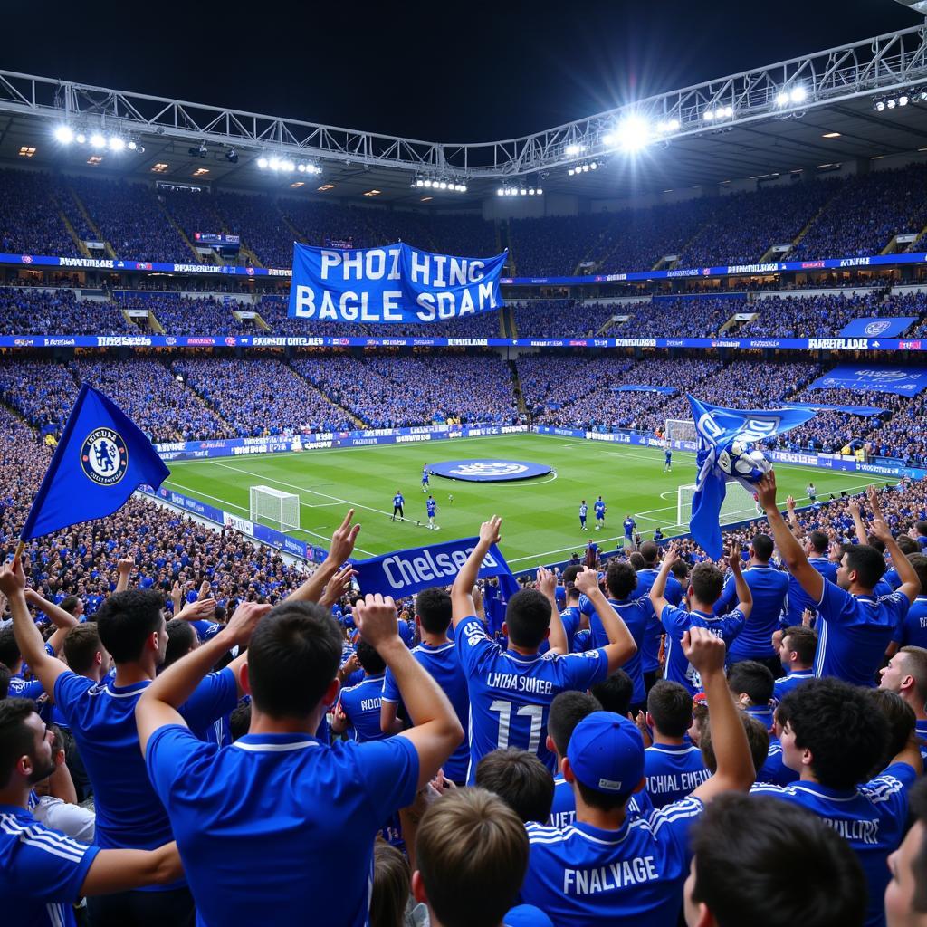 Chelsea Fans at Stamford Bridge