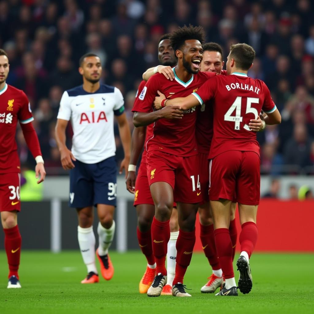 Divock Origi scores the winning goal in the Champions League Final 2019