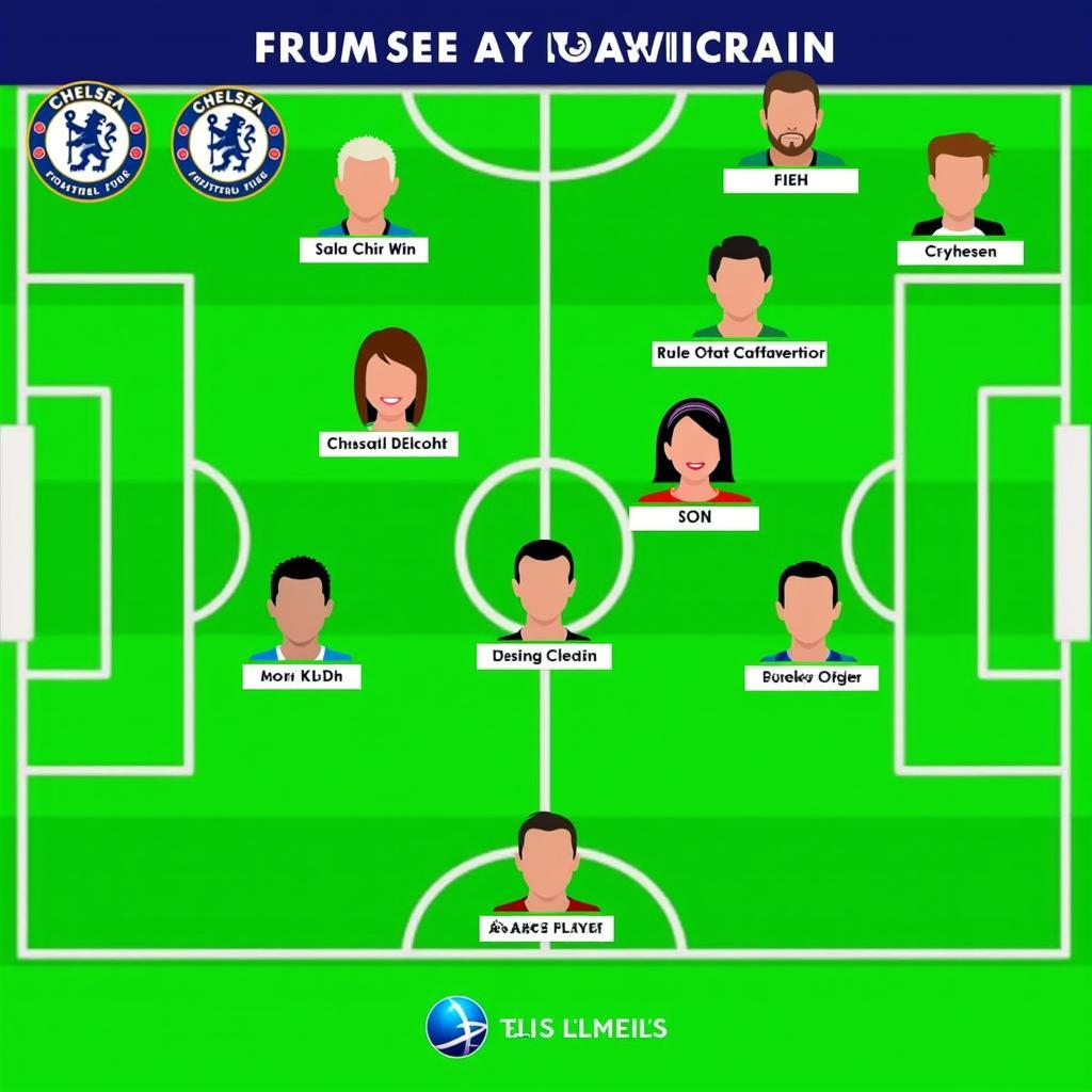 Đội hình ra sân Chelsea vs Frankfurt