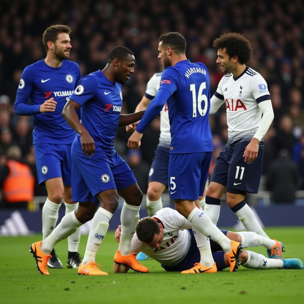 Trận đấu Chelsea vs Tottenham tháng 2 năm 2019