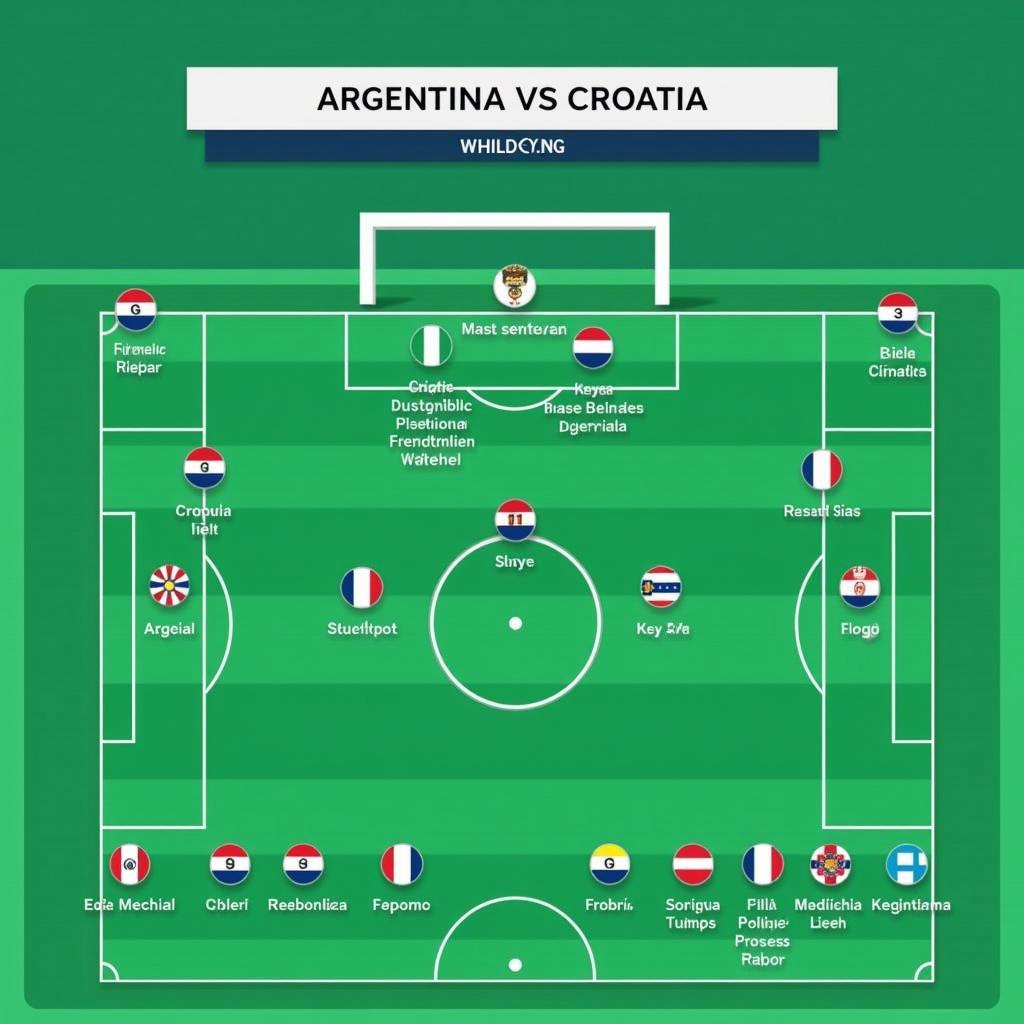 Chiến thuật của Argentina và Croatia tại World Cup