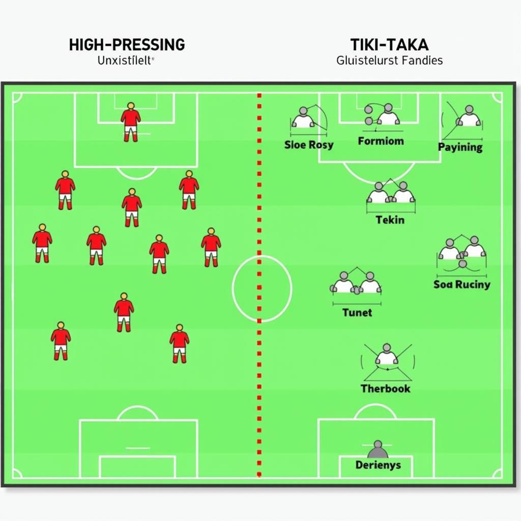 Chiến thuật bóng đá hiện đại: Pressing và Tiki-Taka