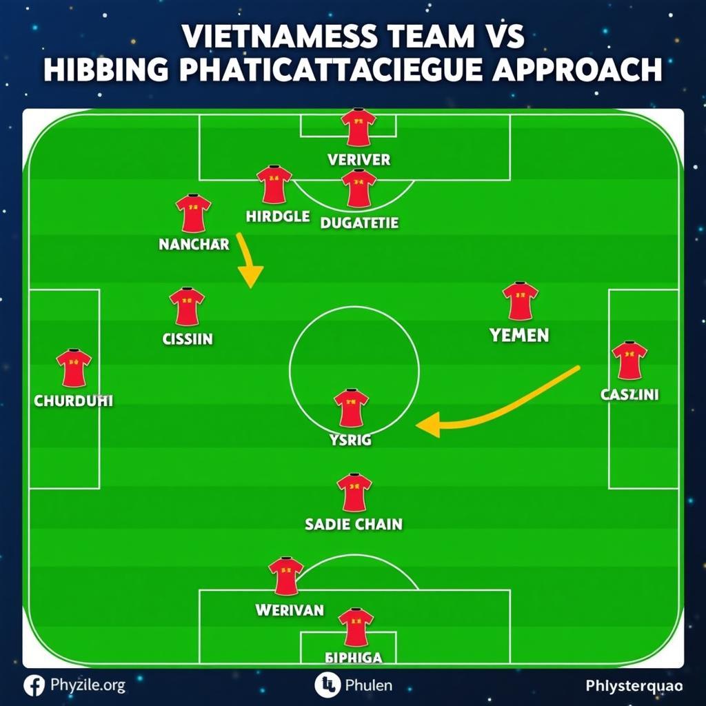 Chiến thuật Việt Nam vs Yemen