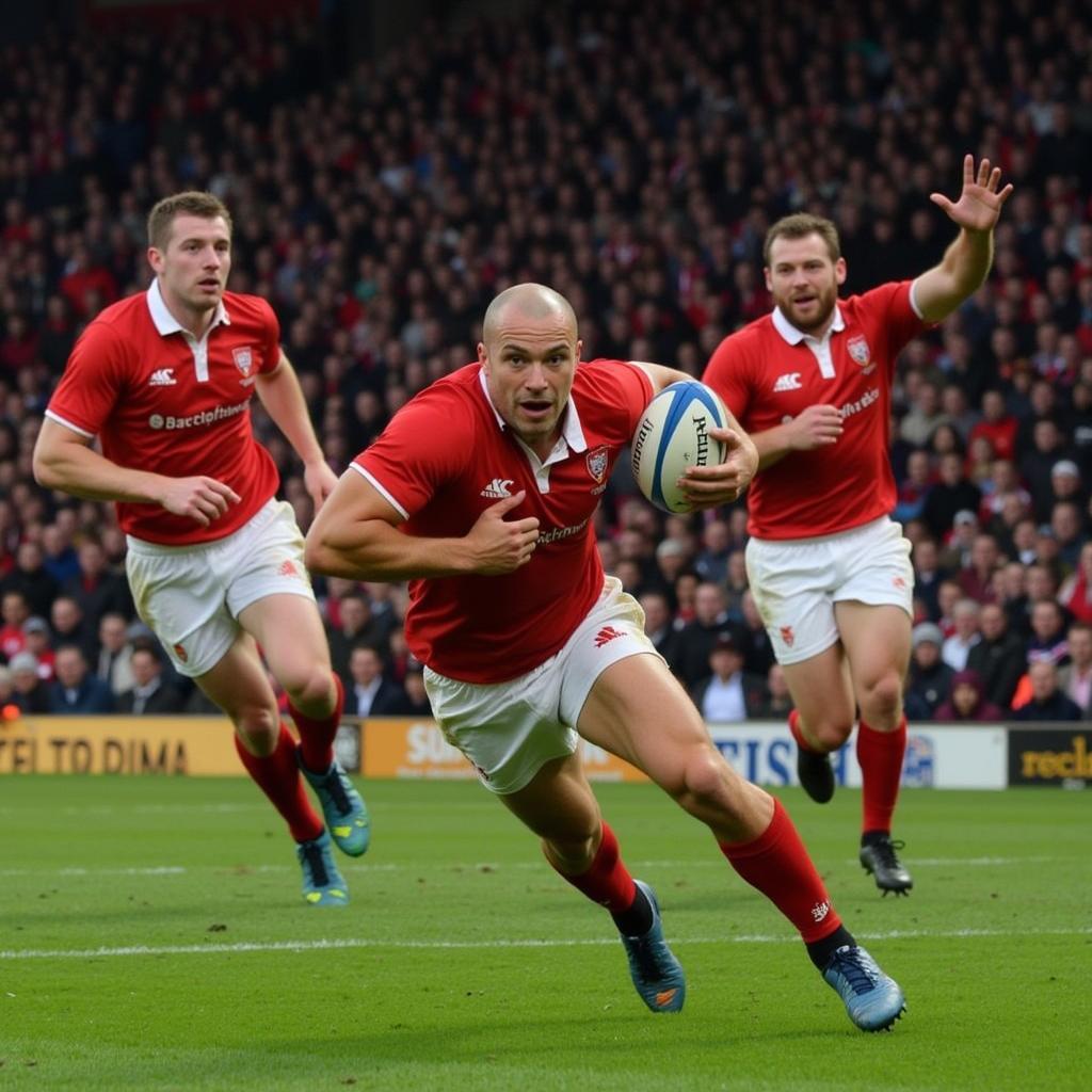 Cú try ngoạn mục của Simon Zebo trong trận derby Ulster v Munster