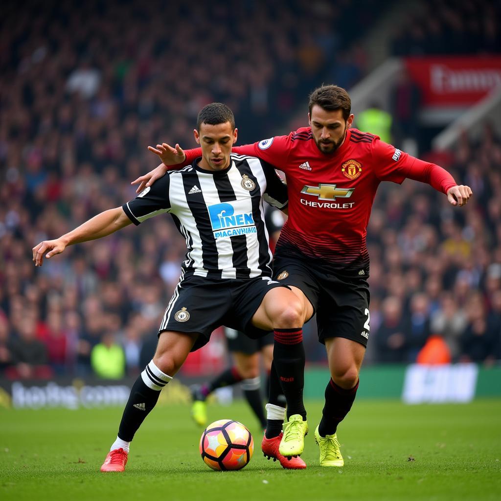 Cuộc đối đầu kinh điển giữa Newcastle và Man United