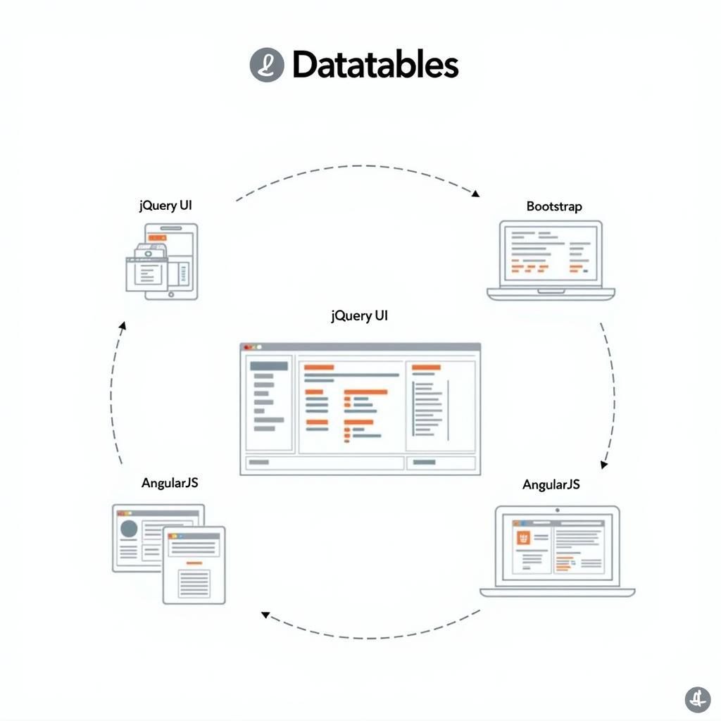 Tích hợp Datatables với các thư viện Javascript