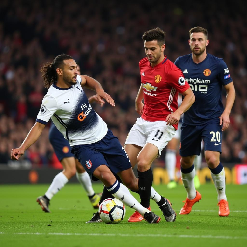 Diễn biến kịch tính trận MU vs Tottenham 2018