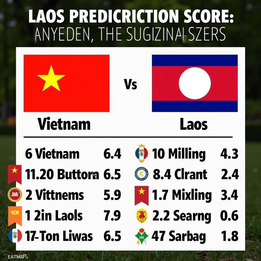 Dự đoán kết quả trận đấu Vietnam vs Laos