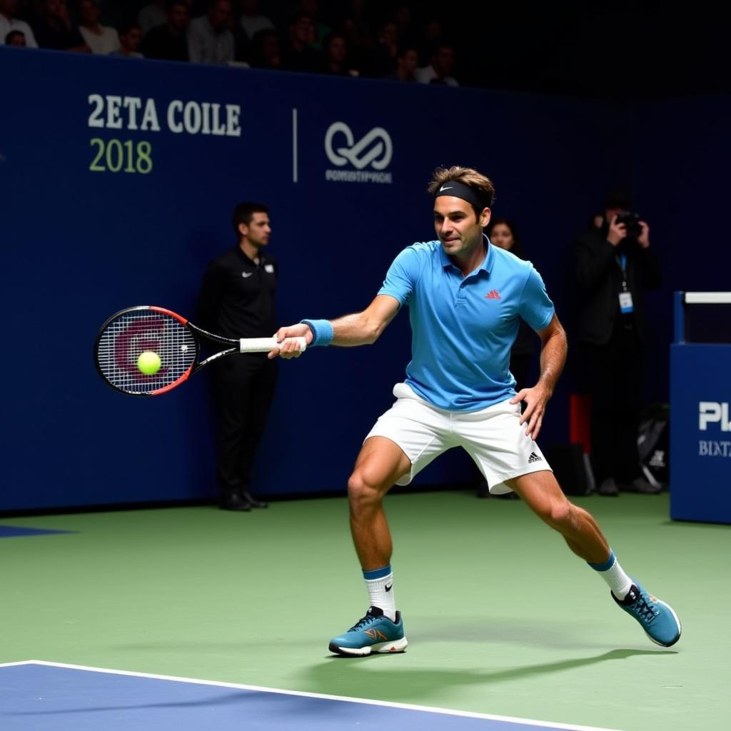 Federer phản đòn mạnh mẽ tại ATP Finals 2018