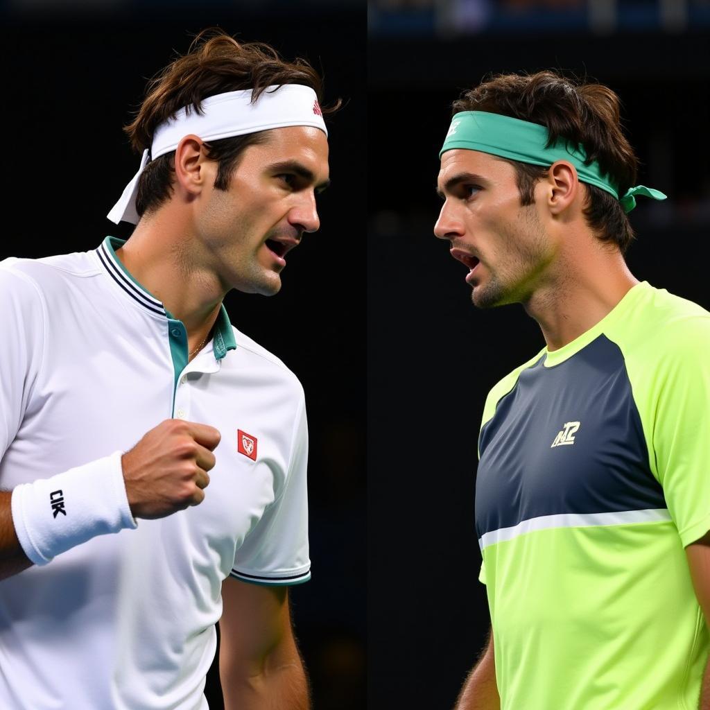 Federer và Seppi tại Australian Open 2015