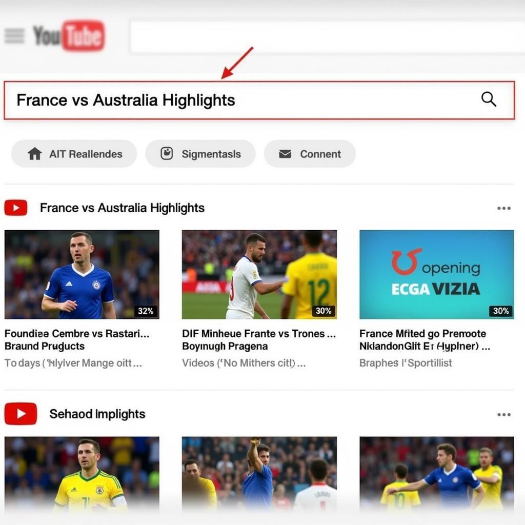 France vs Australia Highlights YouTube: Tìm kiếm