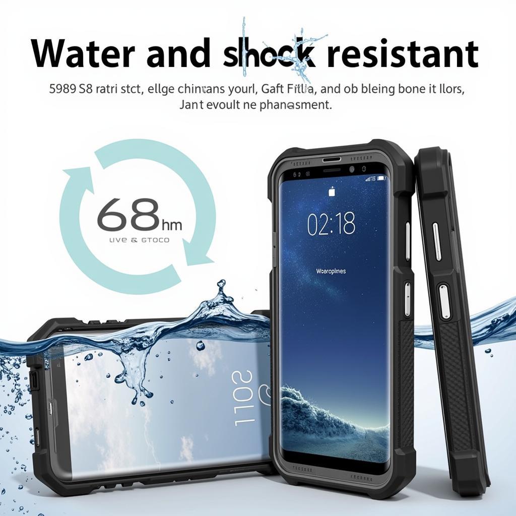 Điện thoại Galaxy S8 Active cũ với thiết kế bền bỉ, mạnh mẽ, chống nước và chống sốc, phù hợp cho người dùng năng động.