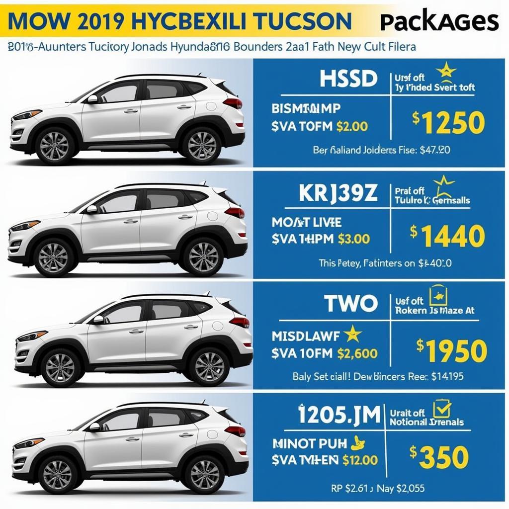 Giá xe Tucson 2019 mới nhất các phiên bản