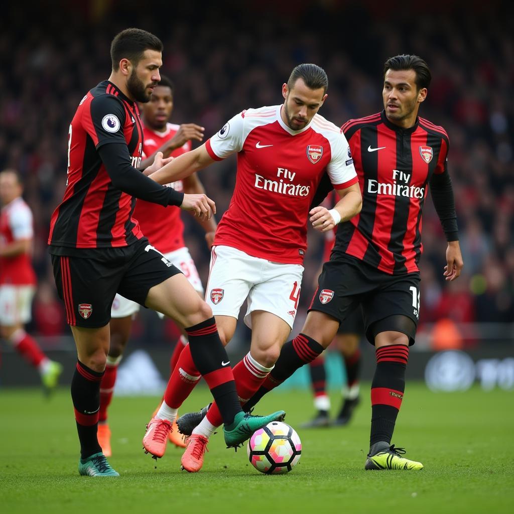 Hàng thủ Arsenal vững chắc trước Bournemouth