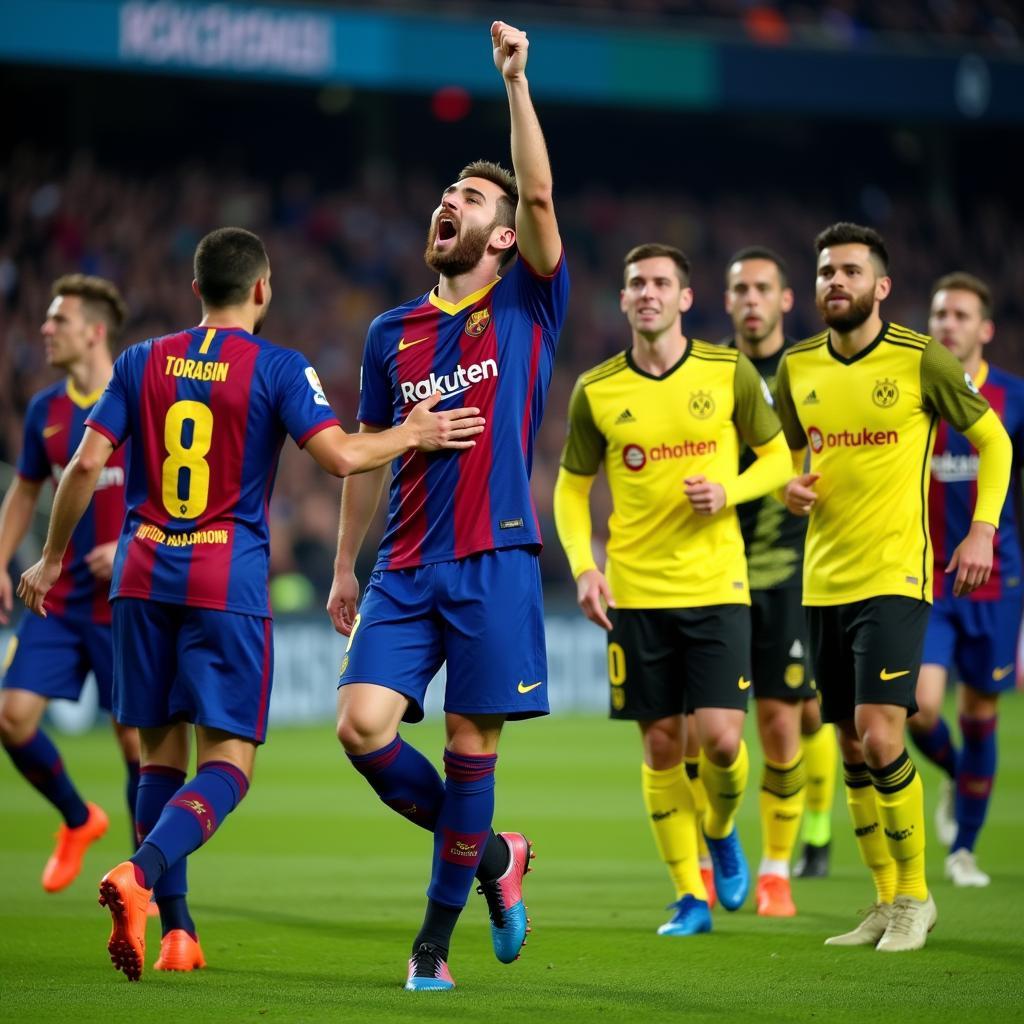 Highlight Barca Dortmund: Chiến thắng nghẹt thở