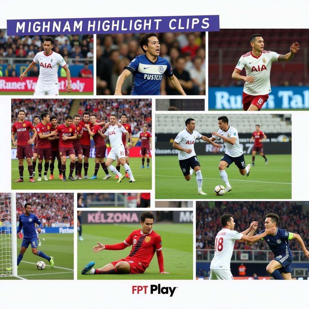 Tổng hợp highlight bóng đá Việt Nam trên FPT Play