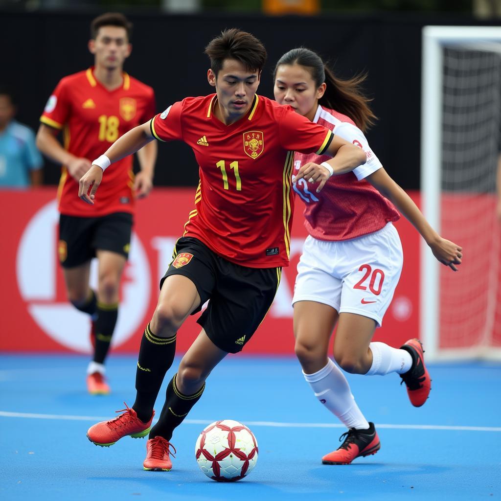 Highlight Futsal Việt Nam Indonesia: Kỹ thuật cá nhân điêu luyện