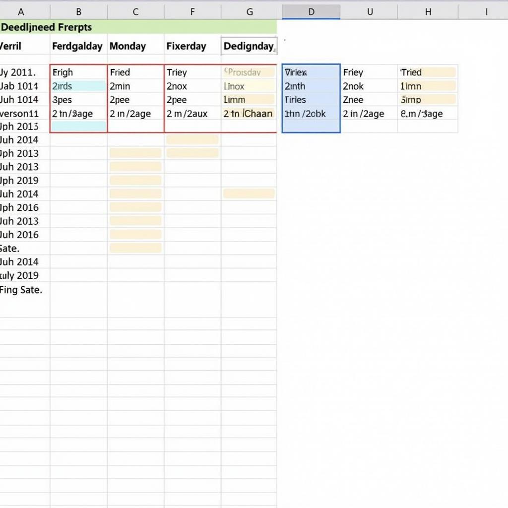 Mẹo highlight ngày gần deadline trong Excel hiệu quả