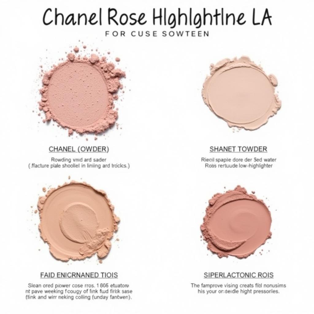 Các phiên bản Highlight Rose Chanel