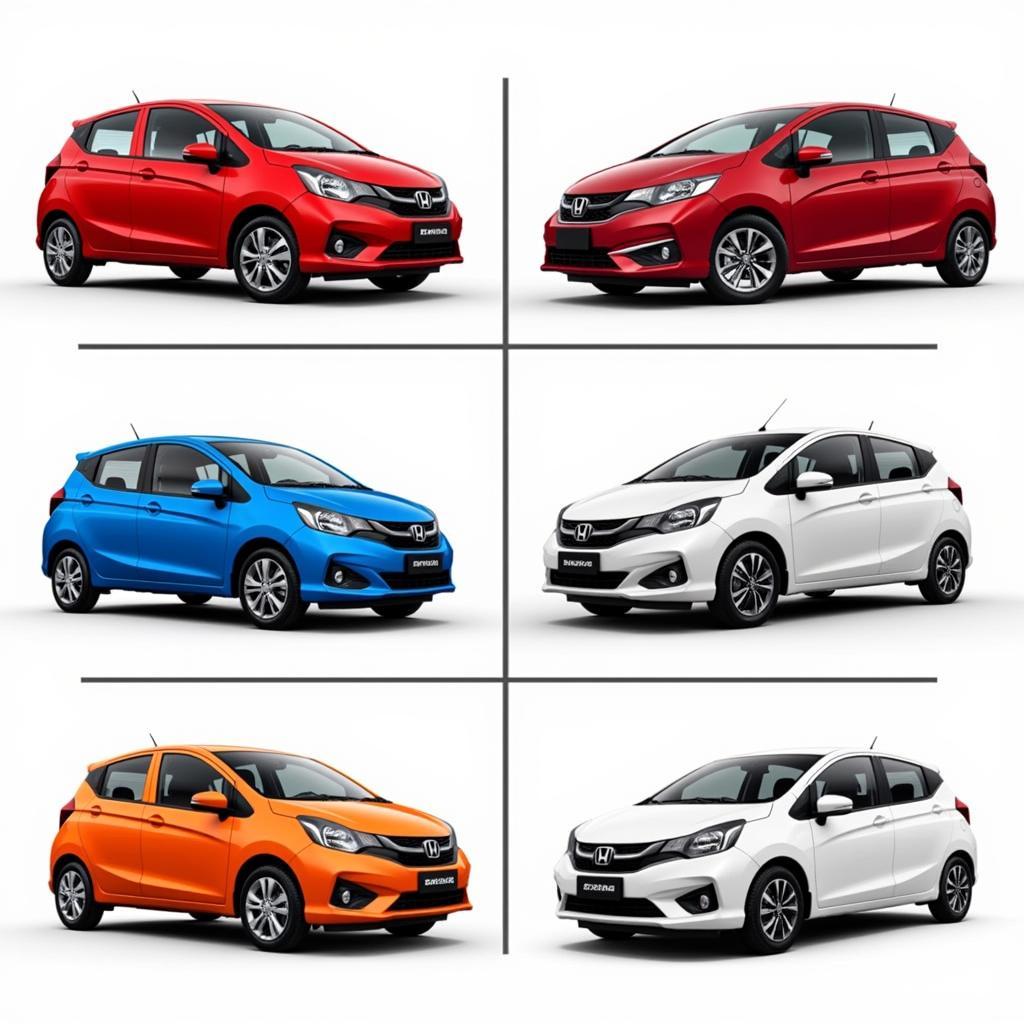 Honda Brio Màu Sắc Đa Dạng