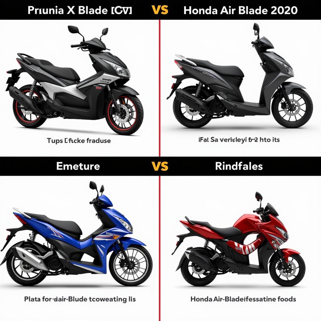 So sánh Honda X Blade 2020 với Air Blade