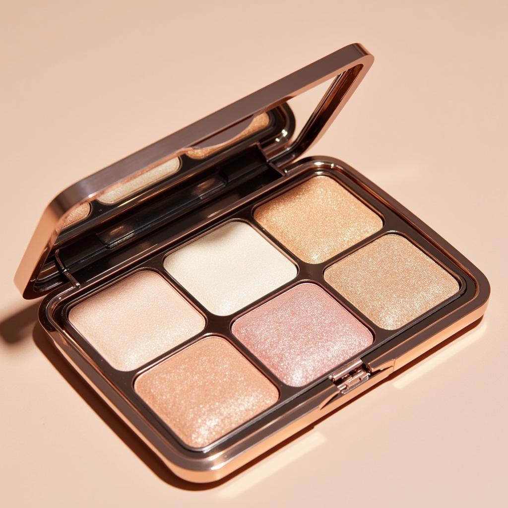 Bảng phấn bắt sáng Hourglass Strobe Highlighter Palette tỏa sáng rạng ngời