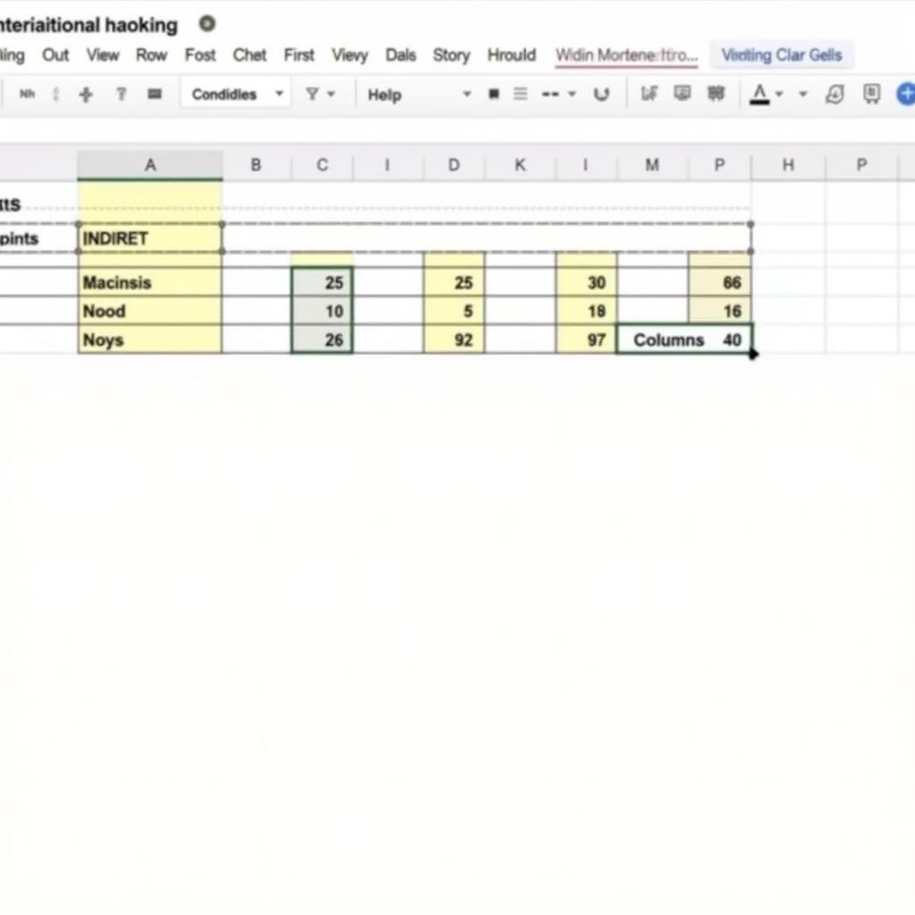 Indirect Function Highlighting Example