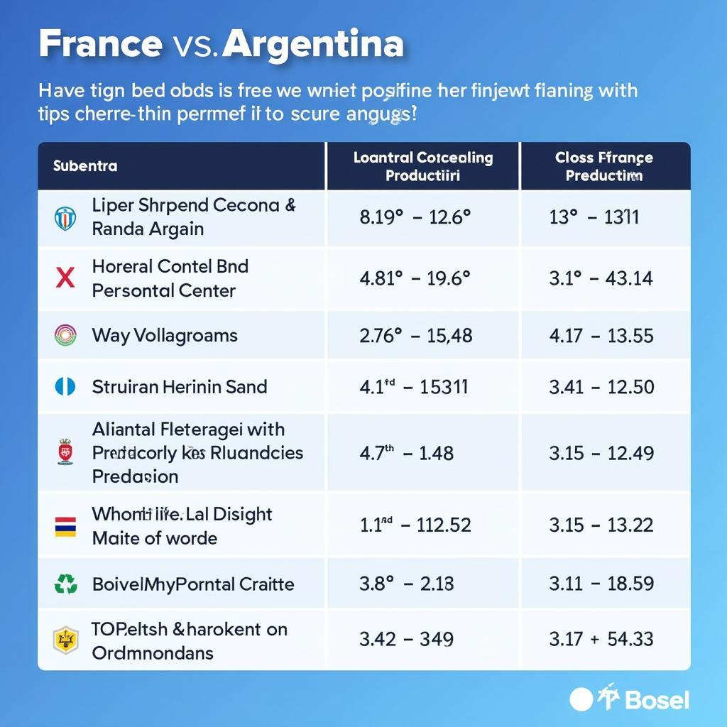 Kết luận tỷ lệ kèo Pháp vs Argentina