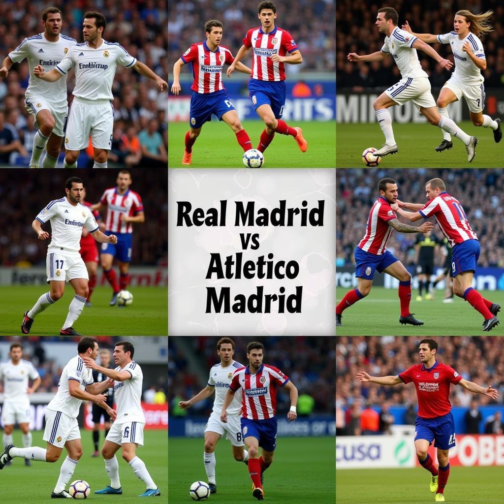 Khoảnh khắc đáng nhớ Real Madrid vs Atletico Madrid