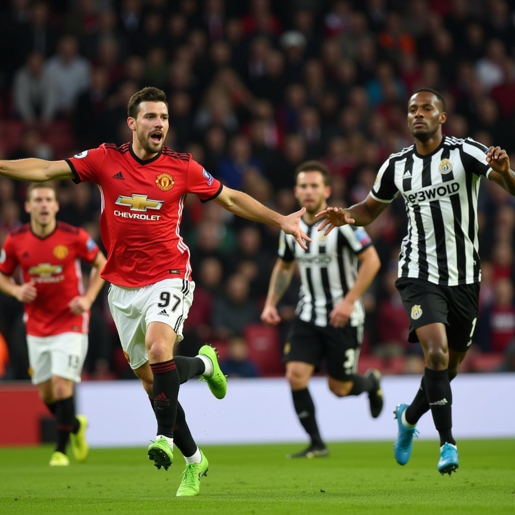 Khoảnh khắc đáng nhớ trận đấu MU vs Newcastle