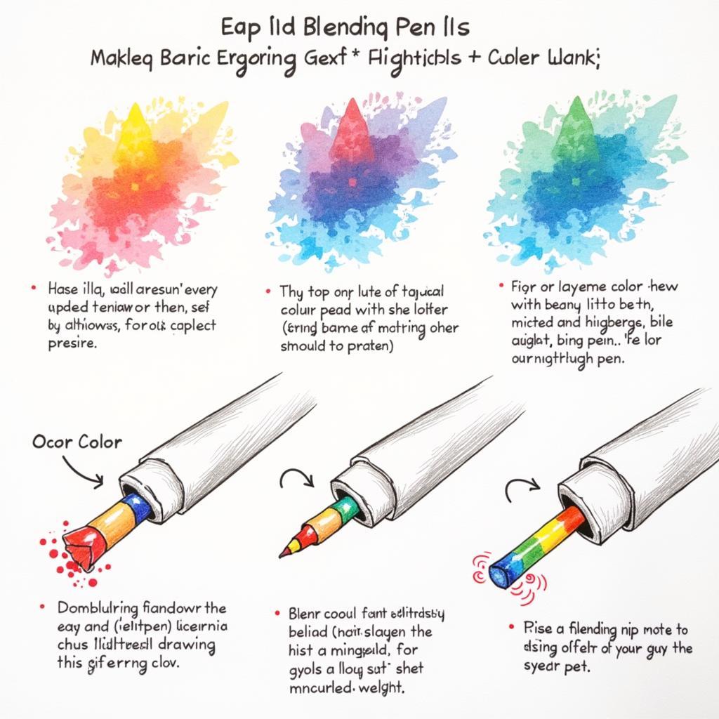 Blending Techniques with Highlight Pens