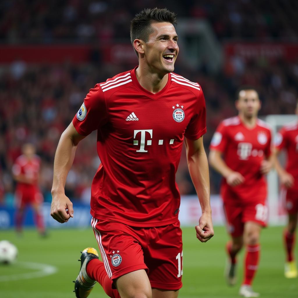 Lewandowski tỏa sáng rực rỡ trước Red Star