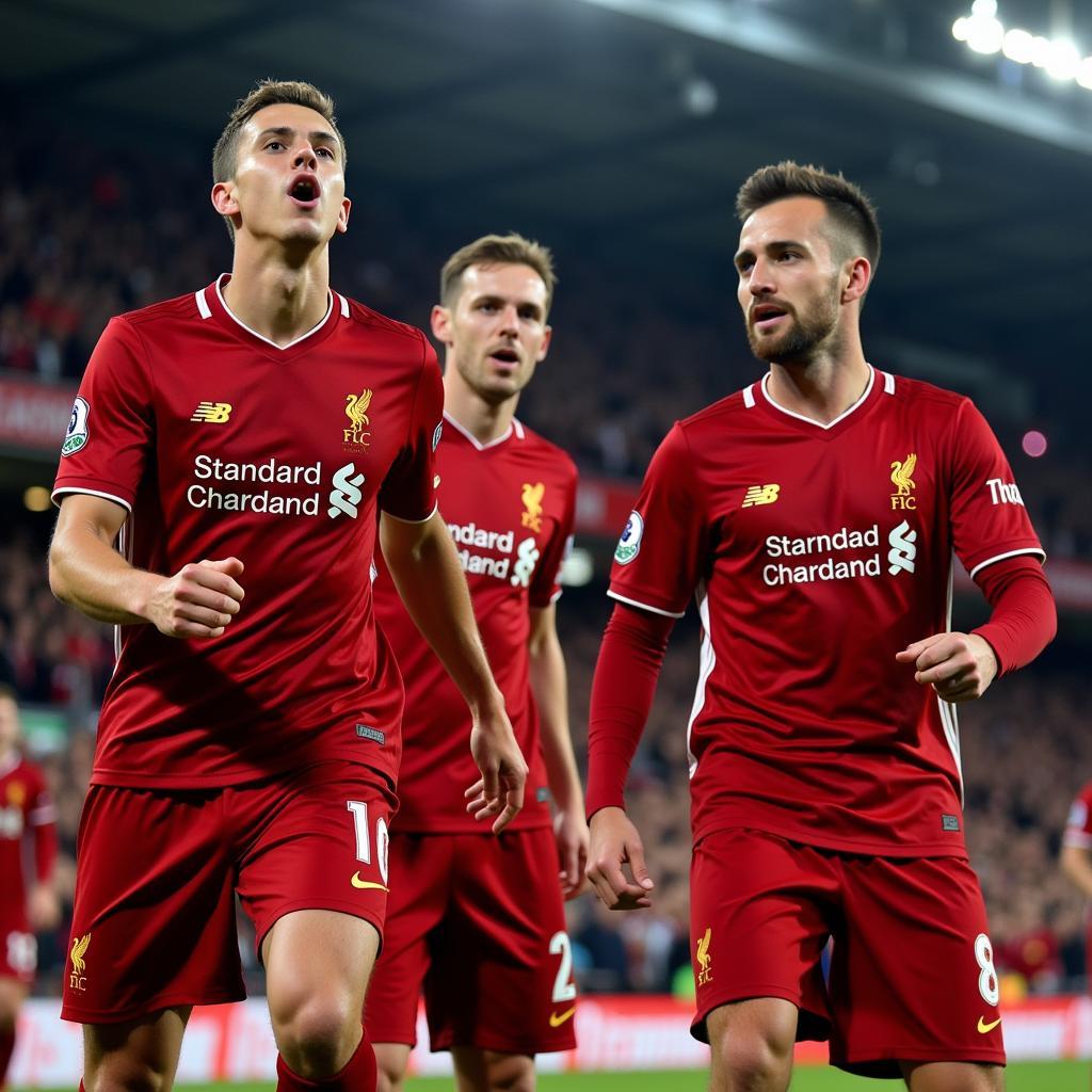 Liverpool trong trận chung kết Champions League 2018