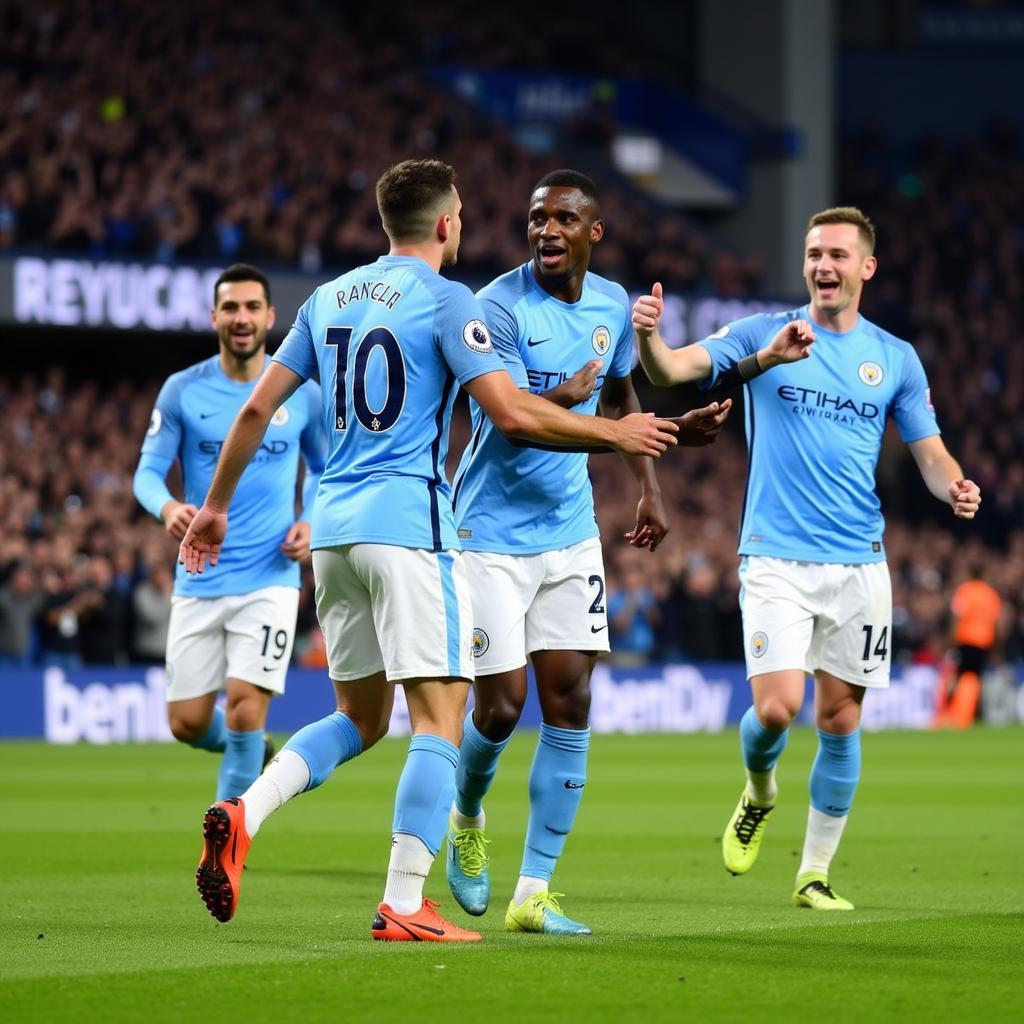 Man City lội ngược dòng ngoạn mục trước Schalke 04