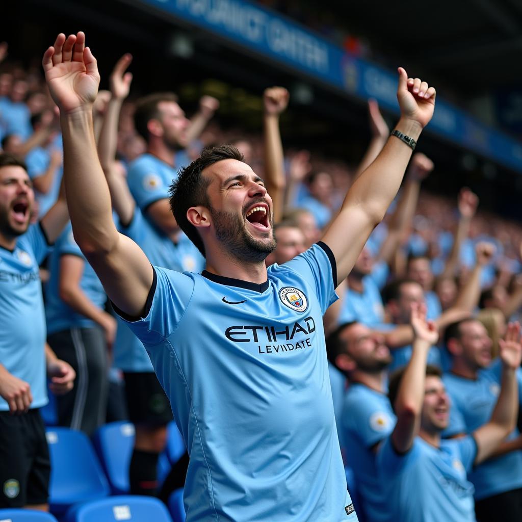 Man City vs Schalke 04: Khán giả sung sướng