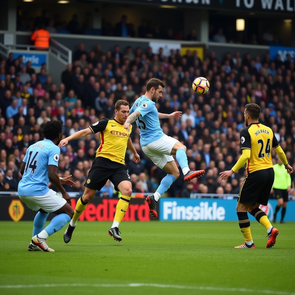 Man City vs Watford: Bàn thắng đẹp mắt