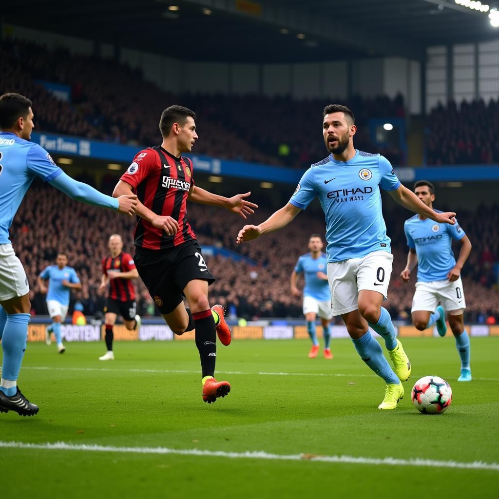 Man City vs Watford: Bàn thắng đẹp mắt từ cú sút xa của Aguero