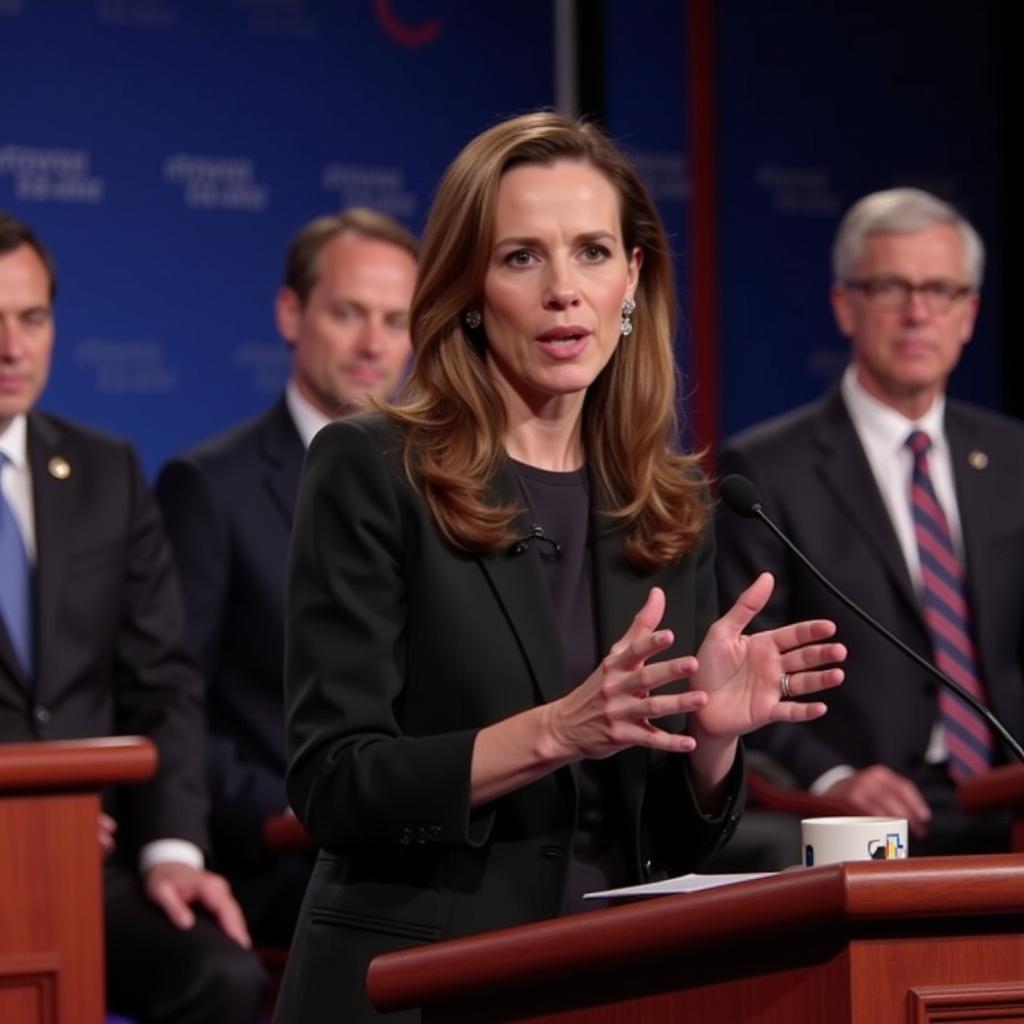 Marianne Williamson addresses economic inequality during the debate