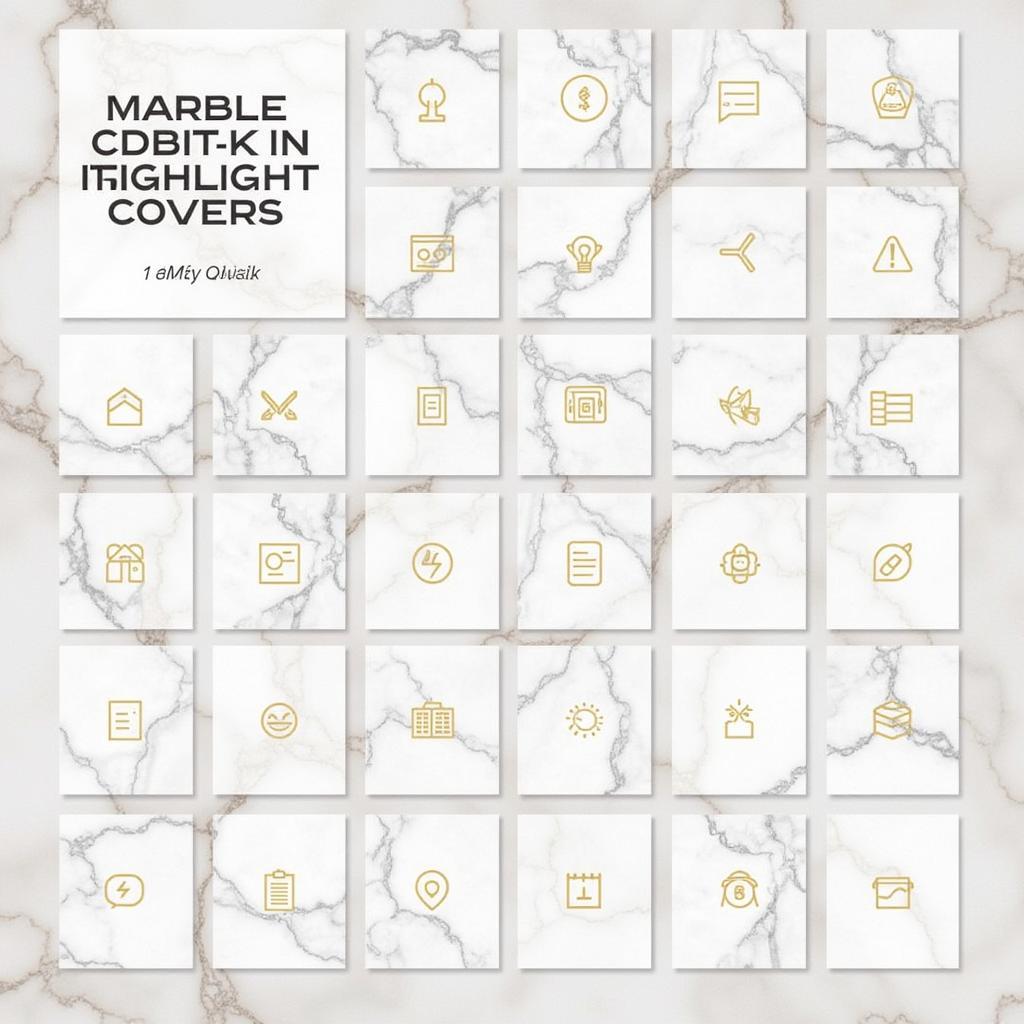 Mẹo Sử Dụng Instagram Highlight Covers Marble Hiệu Quả