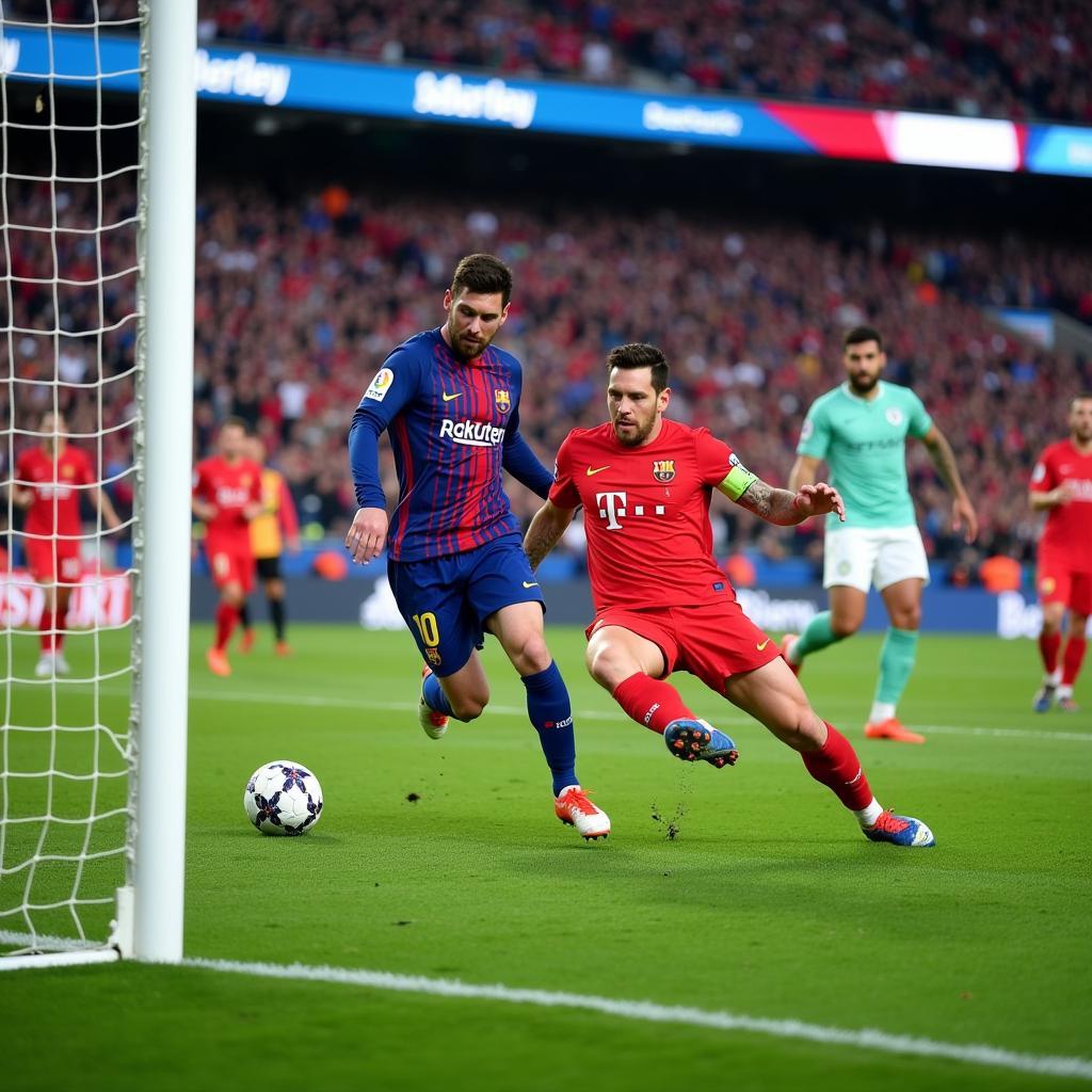 Messi sút xa tung lưới De Gea trong trận tứ kết lượt về Champions League 2019