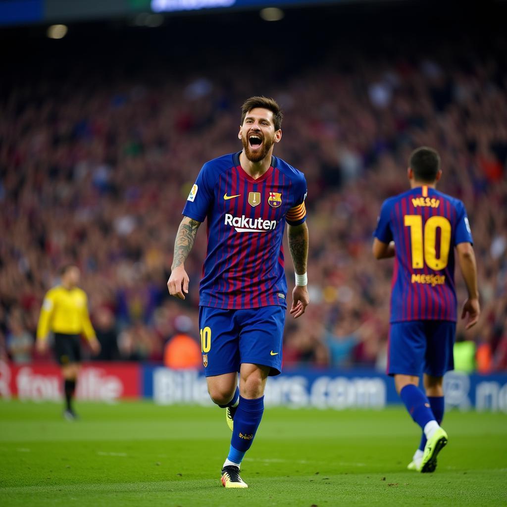 Messi tỏa sáng tại Camp Nou