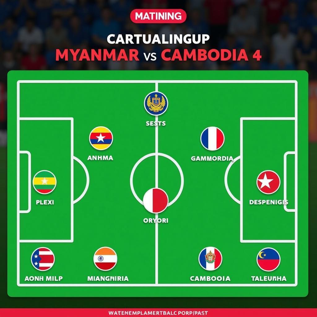 Myanmar vs Cambodia Đội Hình Ra Sân