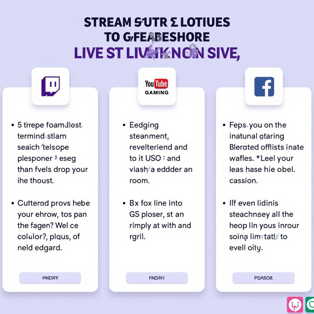 Nền tảng live stream Liên Minh Huyền Thoại phổ biến