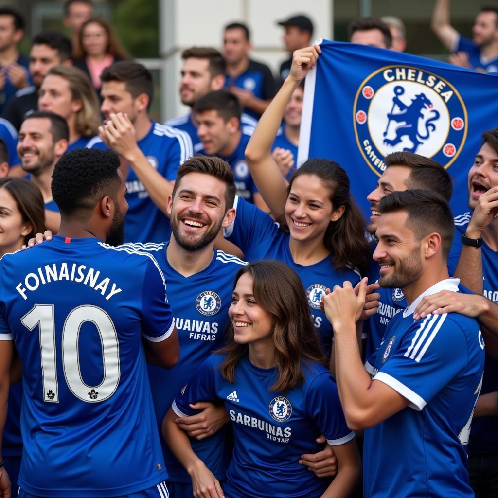 Người hâm mộ Chelsea trên khắp thế giới