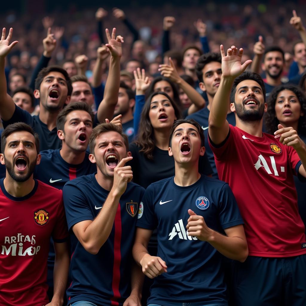 Niềm đam mê bóng đá qua highlight MU PSG