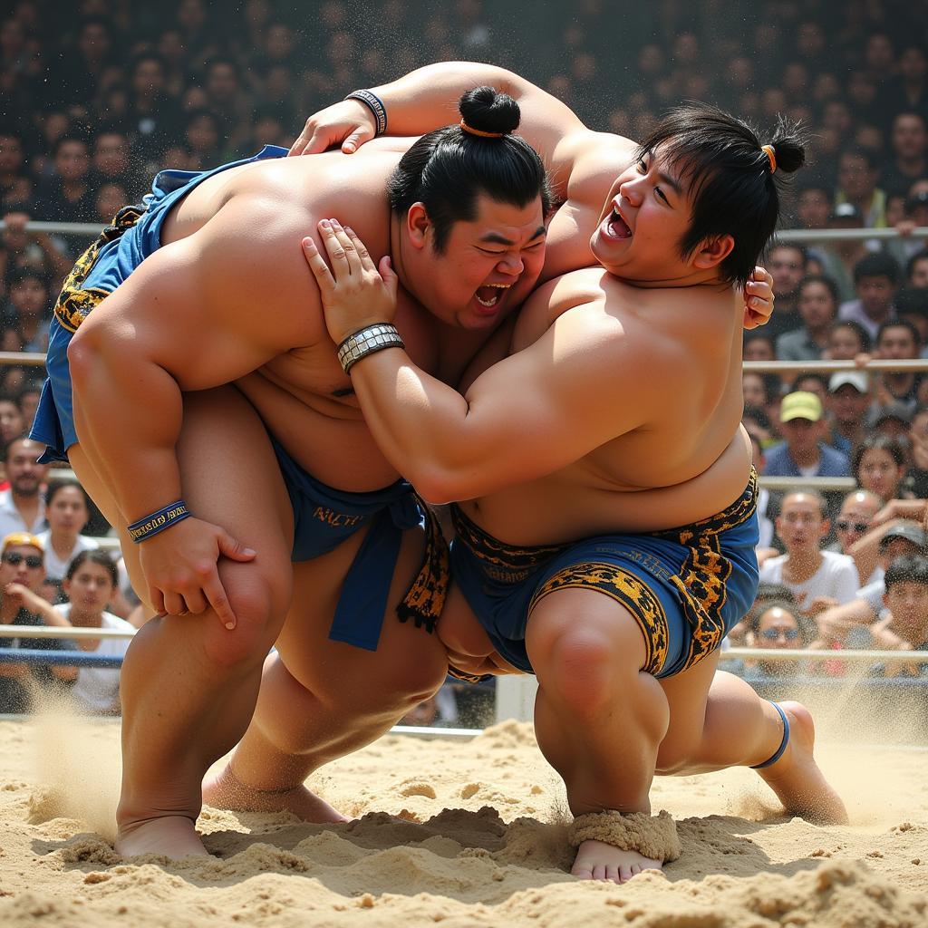 Pha Vật Ngoạn Mục Của Yokozuna Terunofuji