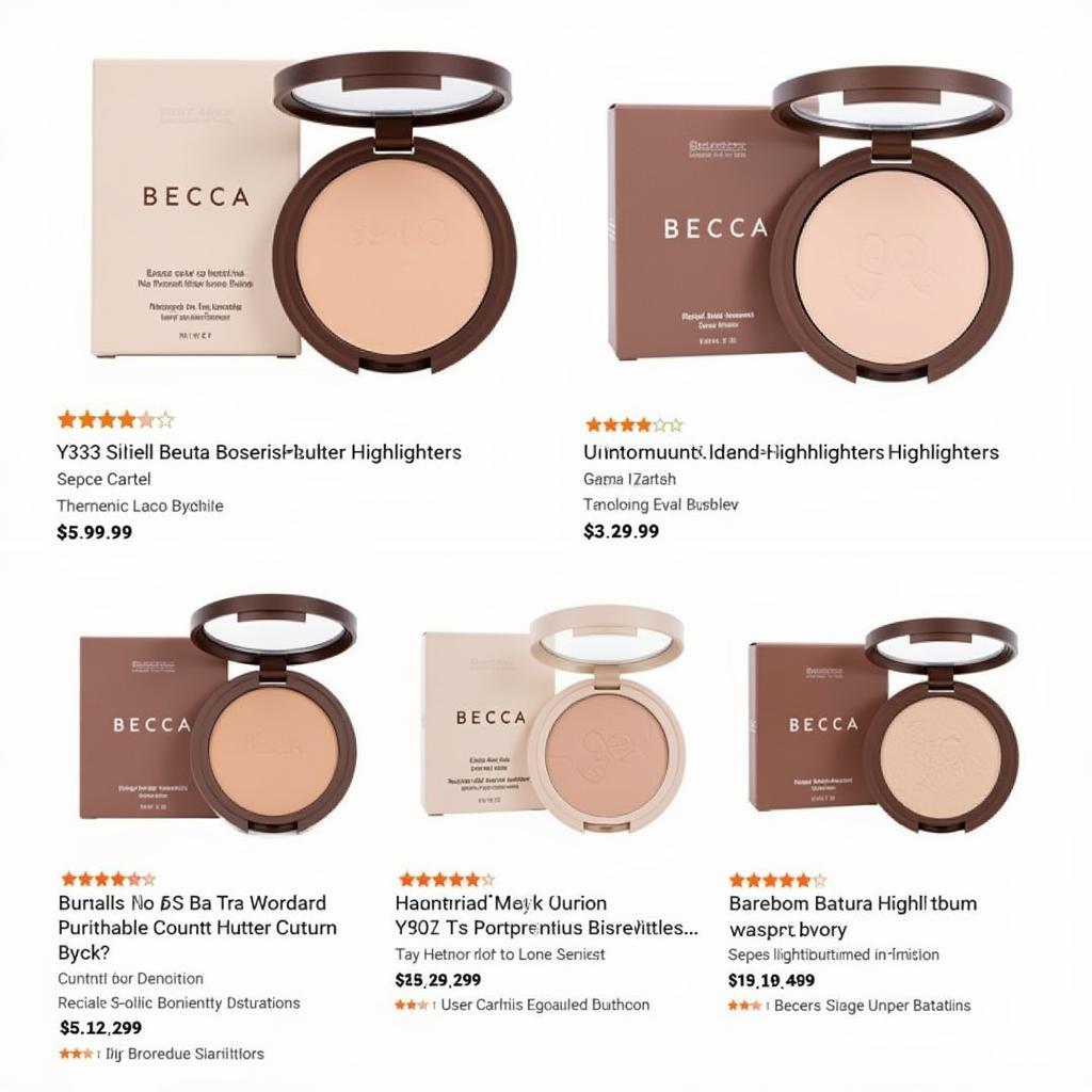 Phấn highlight Becca chính hãng trên Shopee