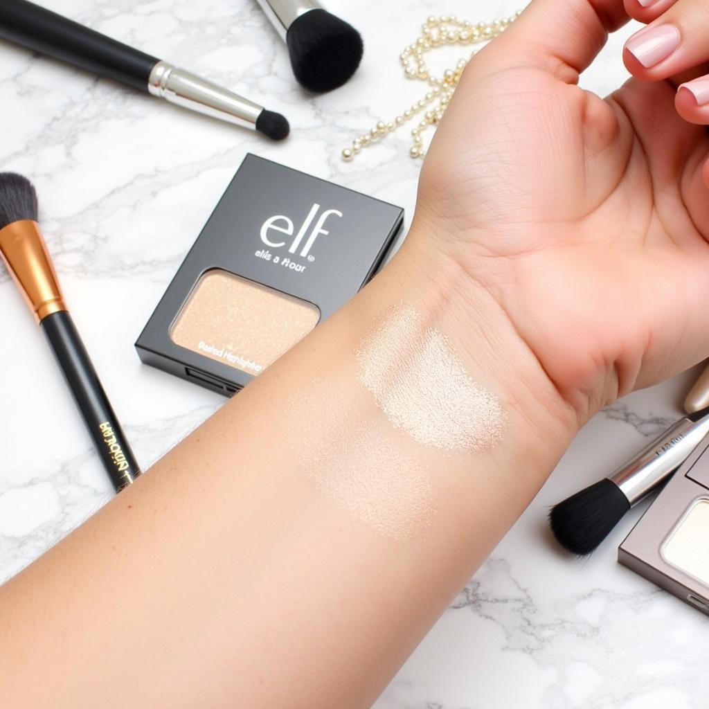 Phấn highlight elf Baked Highlighter: Tỏa sáng rạng rỡ