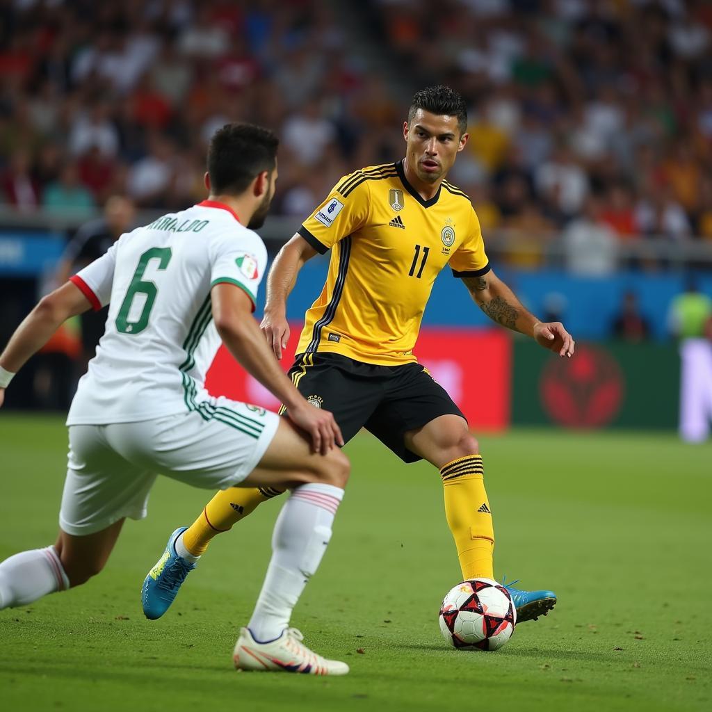 Ronaldo sút penalty trận Bồ Đào Nha vs Iran World Cup 2018