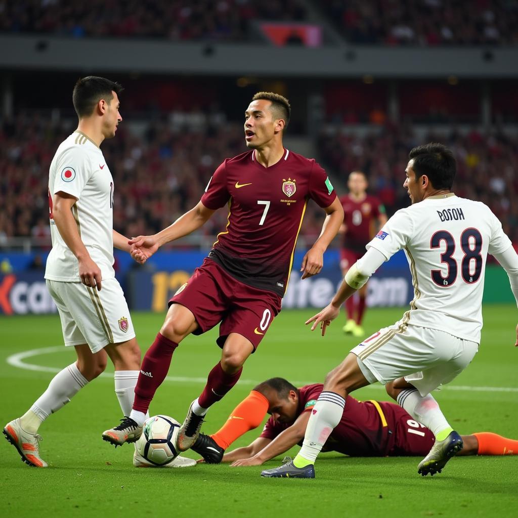 Qatar vs Nhật Bản Asian Cup 2019 Highlights